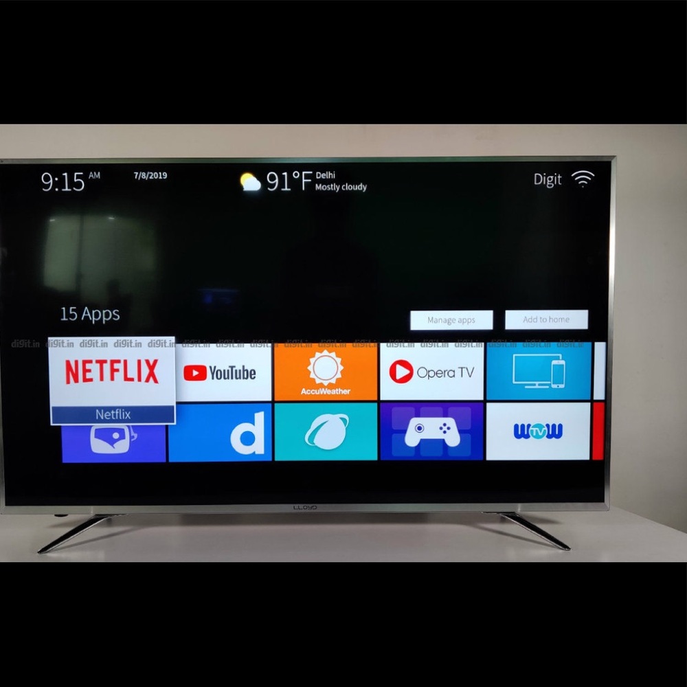 55” flat screen tv